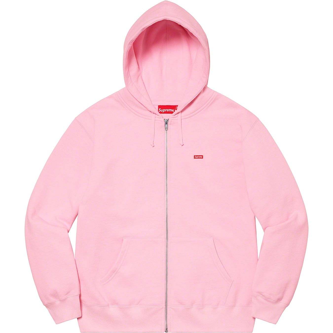 Small Box Zip Up Hooded Sweatshirt view 3